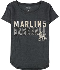 G-Iii Sports Womens Marlins Baseball Graphic T-Shirt