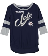 G-Iii Sports Womens Winnipeg Jets 3/4 Sleeve Graphic T-Shirt