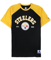 Starter Mens Pittsburgh Steelers Graphic T-Shirt, TW2