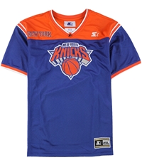 Starter Mens New York Knicks Mesh Embellished T-Shirt