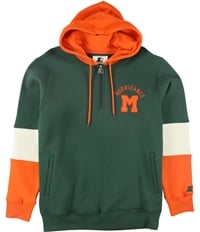 Starter Mens University Of Miami Hoodie Sweatshirt