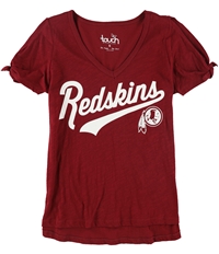 Touch Womens Redskins Split Knot Sleeve Graphic T-Shirt