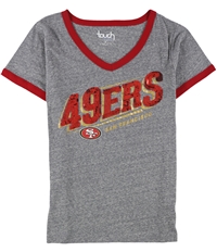 Touch Womens 49Ers Sequined Embellished T-Shirt