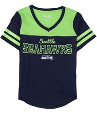 Touch Womens Seattle Seahawks Rhinestone Embellished T-Shirt