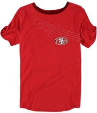 Touch Womens San Francisco 49Ers Embellished T-Shirt
