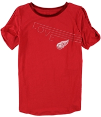 Touch Womens Detroit Red Wings Embellished T-Shirt