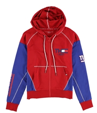 Tommy Hilfiger Womens Th 1985 New York Giants Track Jacket Sweatshirt