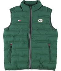 Tommy Hilfiger Mens Green Bay Packers Puffer Vest