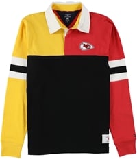 Tommy Hilfiger Mens Kansas City Chiefs Rugby Polo Shirt, TW3