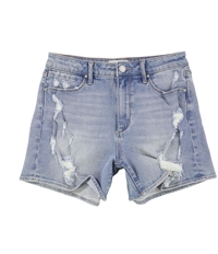 Articles Of Society Womens Distressed Casual Denim Shorts, TW3