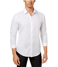 I-N-C Mens Beaded Ls Button Up Shirt