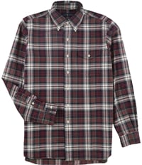 Ralph Lauren Mens Iconic Plaid Button Up Shirt, TW1