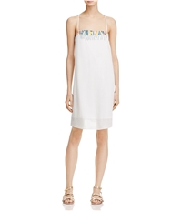 French Connection Womens Melissa Embroidered Slip Dress