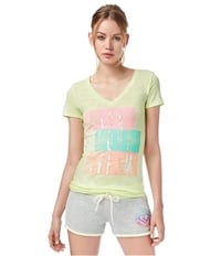 Aeropostale Womens Sequin Stack Graphic T-Shirt
