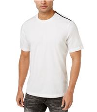 I-N-C Mens Zip-Shoulder Basic T-Shirt