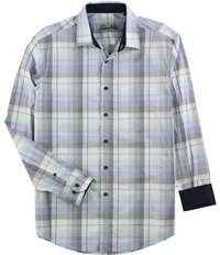Tasso Elba Mens Cotton Button Up Shirt, TW1