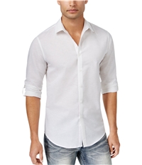 I-N-C Mens Roll-Tab Button Up Shirt, TW4