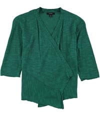 Alfani Womens Slub-Knit Cardigan Sweater