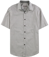 Tasso Elba Mens Paisley-Print Button Up Shirt, TW5