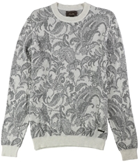 Tasso Elba Mens Paisley Pullover Sweater