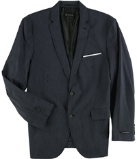 I-N-C Mens Pin Stripe Two Button Blazer Jacket