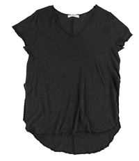 Project Social T Womens Oversized Raw Edge Basic T-Shirt