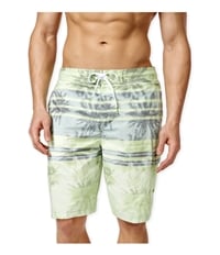 Speedo Mens Palm Striped Swim Bottom Board Shorts