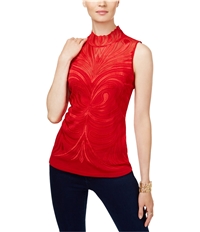 I-N-C Womens Embroidered Knit Blouse, TW10