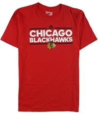Adidas Mens Chicago Blackhawks Graphic T-Shirt, TW2