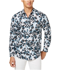 I-N-C Mens Floral Button Up Shirt, TW4
