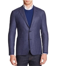 Hardy Amies Mens Wool Two Button Blazer Jacket