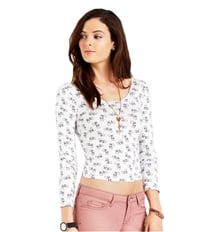 Aeropostale Womens Bicycle Bodycon Graphic T-Shirt