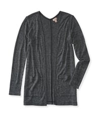 Aeropostale Womens Ribbed Open Front Cardigan Sweater