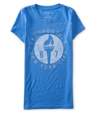 Aeropostale Womens Nyc Liberty Torch Graphic T-Shirt