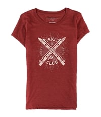 Aeropostale Womens Ski Club Graphic T-Shirt