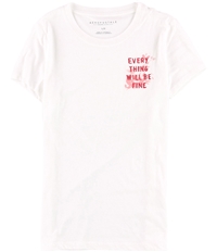 Aeropostale Womens Everything Will Be Fine Graphic T-Shirt