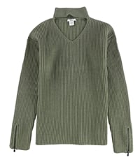 Bar Iii Womens Choker-Neck Pullover Sweater