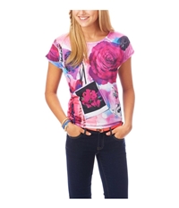 Aeropostale Womens Floral Graphic T-Shirt, TW2