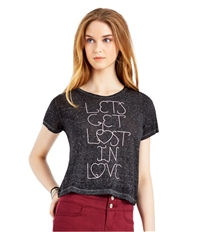 Aeropostale Womens Lost In Love Graphic T-Shirt