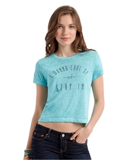 Aeropostale Womens Wanna Curl Up Graphic T-Shirt