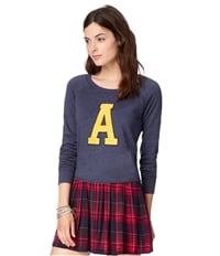 Aeropostale Womens Cropped A Pullover Sweater
