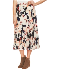 1.State Womens Printed Pleated Skirt