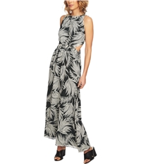 1.State Womens Tie Back A-Line Maxi Dress