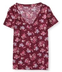 Aeropostale Womens Floral Graphic T-Shirt, TW4