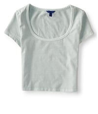 Aeropostale Womens Washed Bodycon Basic T-Shirt