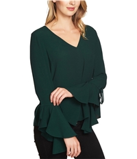 1.State Womens Cascade-Sleeve Pullover Blouse