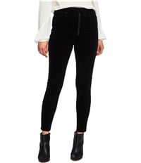 1.State Womens Exposed Zipper Casual Corduroy Pants