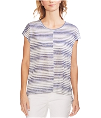Vince Camuto Womens Misaligned Pullover Blouse