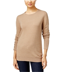 Jm Collection Womens Button-Cuff Knit Sweater