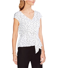 Vince Camuto Womens Tie Front Pullover Blouse, TW2